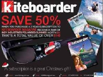 KBM subscription offer - Free Sunnies - Kitesurfing News